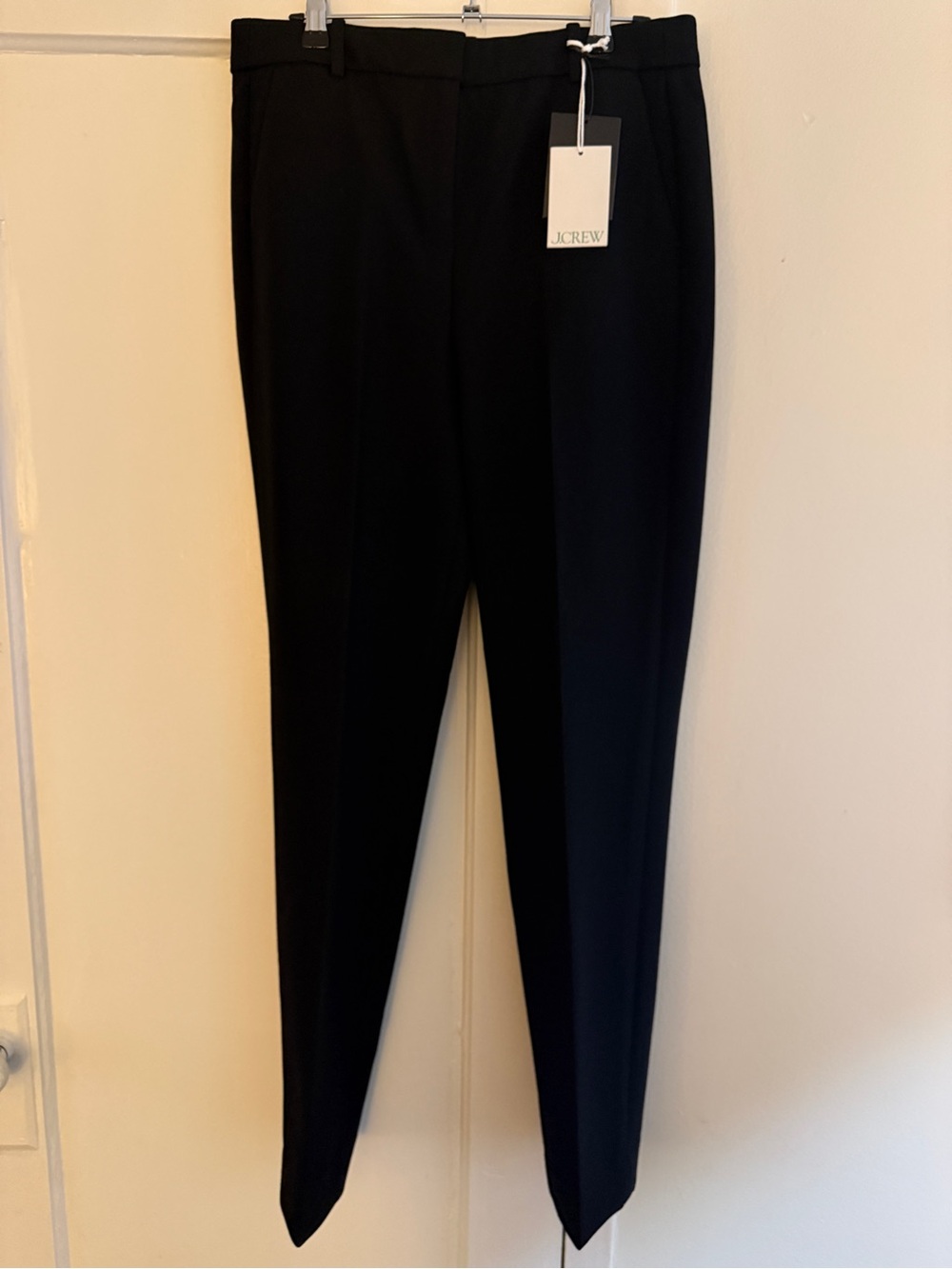 J. Crew Black Straight-Leg Women's Dress Trousers